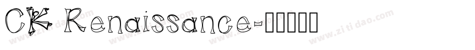 CK Renaissance字体转换